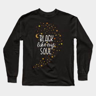 Black Like My Soul Long Sleeve T-Shirt